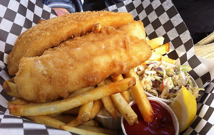 Gluten Free Fish and Chips  with Homemade Tartar Sauce