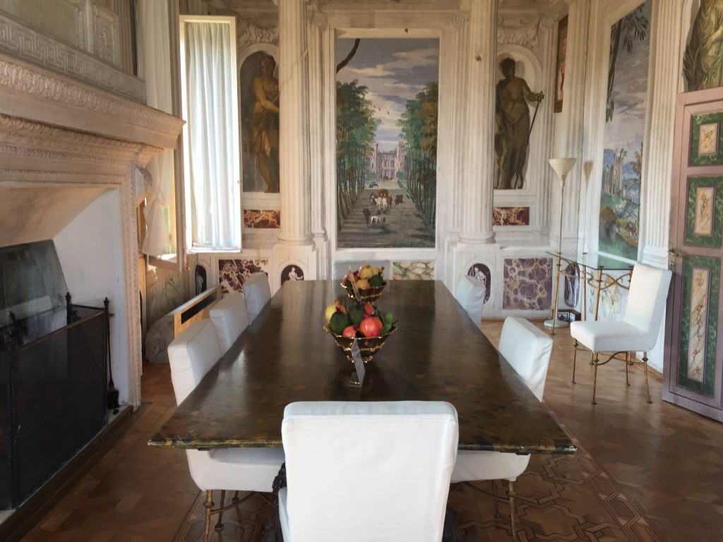 Dining Room at Villa Barbaro