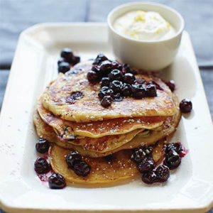 blueberry ricotta pancakes_recipe