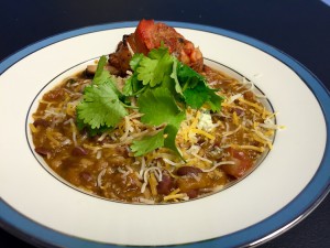 Chris Prosperi's vegetarian chili recipe