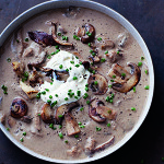 Saveur Soups and Stews roasted mushroom soup recipe