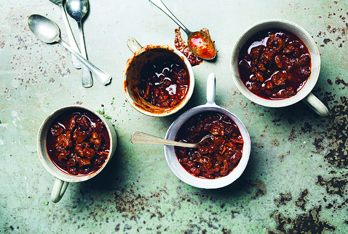 El Real’s Chili con Carne, Courtesy of Robb Walsh · Faith Middleton's Food Schmooze