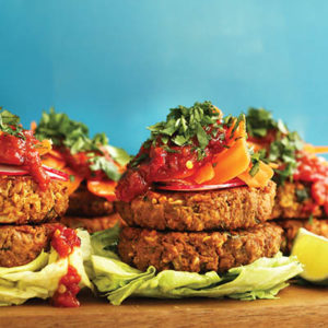 Thai Peanut Burgers Photo: Copyright © 2016, Dana Schultz