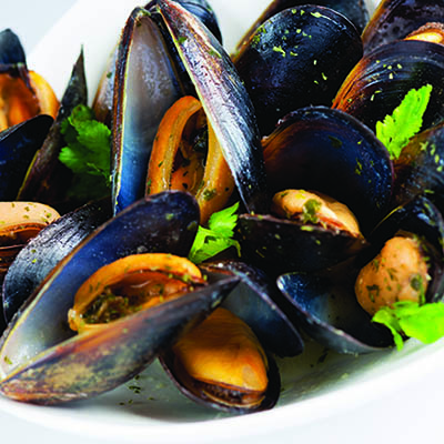 Mussels in Wine Sauce · Faith Middleton's Food Schmooze