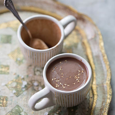 Tahini Hot Chocolate from Sofra Bakery & Cafe · Faith Middleton's Food Schmooze