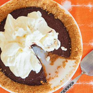 chocolate pudding pie recipe Excerpted from How to Celebrate Everything by Jenny Rosenstrach. Published by Ballantine Books, a division of Penguin Random House. ©2016 Jenny Rosenstrach, photography by Chelsea Cavanaugh. 