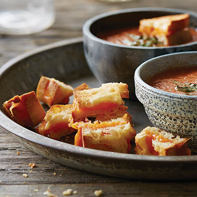 Kathy Gunst’s Grilled-Cheese Croutons to Go with Tomato Soup · Faith Middleton's Food Schmooze