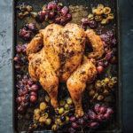 Melissa Clark_Dinner_Chicken with Grapes recipe, image copyright © 2017 by Eric Wolfinger