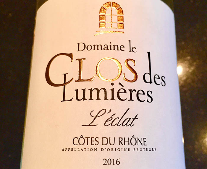 Clos des Lumieres white wine