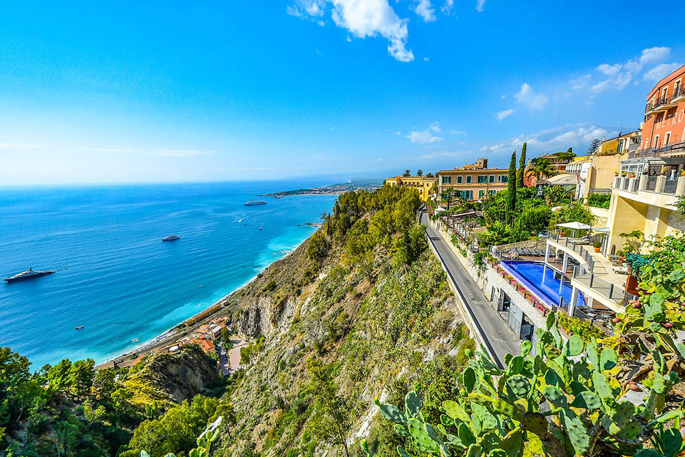 Taormina coast