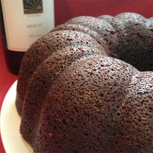 chocolate merlot cake