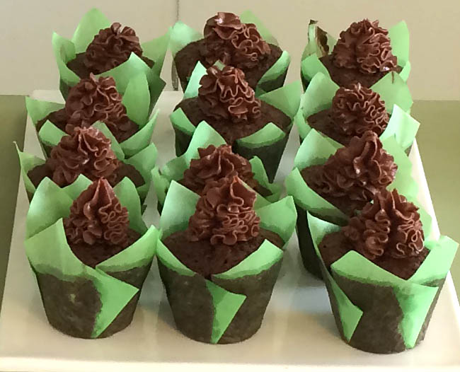 Chocolate Zucchini Cupcakes