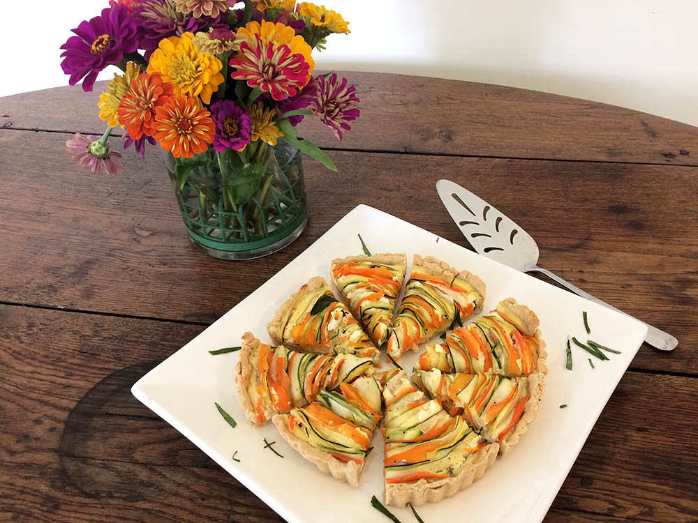 Zucchini Carrot Tart