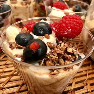 Fruit and Greek Yogurt Parfaits recipe