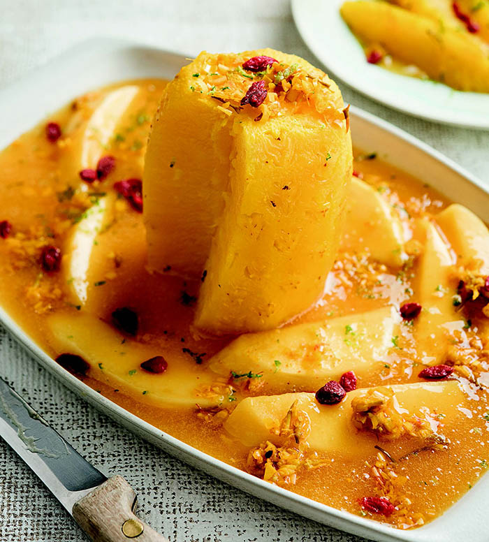 poached whole pineapple recipe