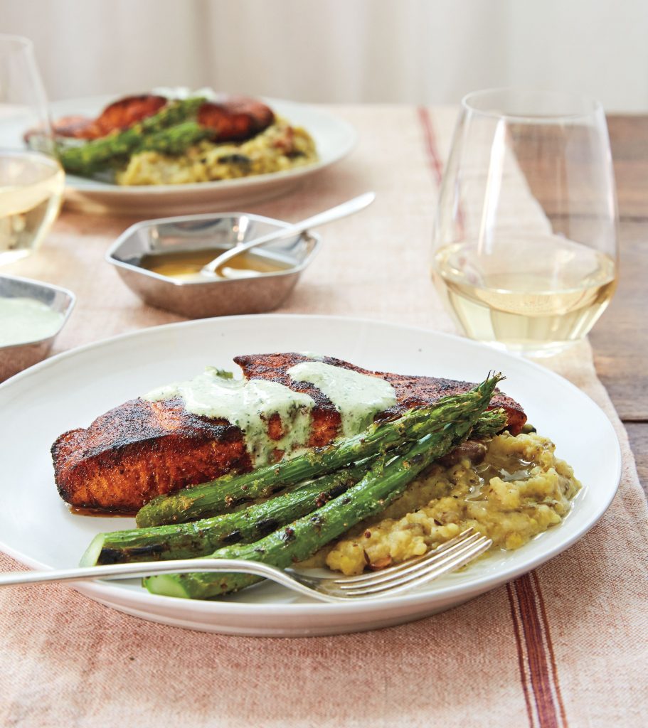 Masala-Crusted Salmon recipe (c) Sidney Bensimon