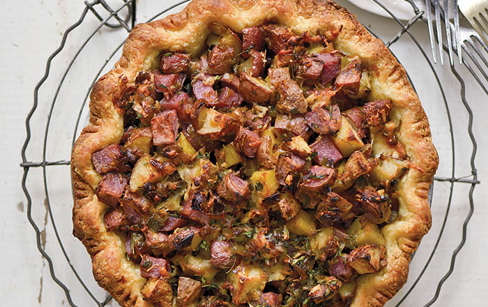 Raghavan Iyer's Potato Leek Pie · Faith Middleton's Food Schmooze