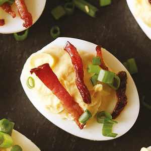 Buttermilk Bacon Stuffed Eggs