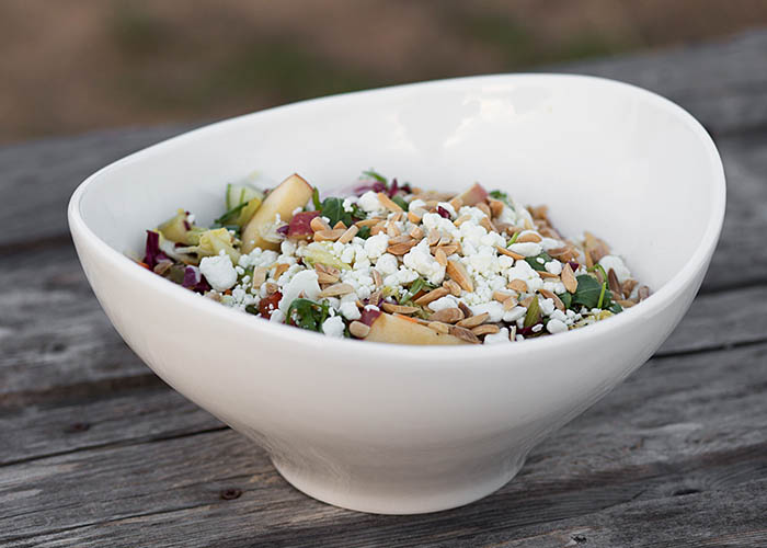 Chopped salad recipe photo by Joy Jacobs