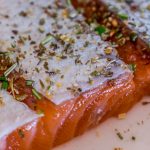salmon and herbs