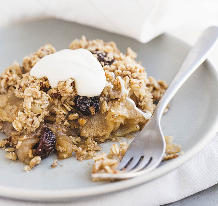 Sonja and Alex Overhiser_Apple Cherry Cardamom Crumble_recipe