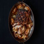 Bourbon-Roasted Pork Loin recipe (c) Ellen Silverstein