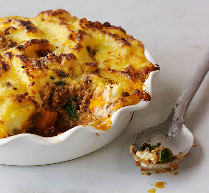 Mediterranean Shepherd's Pie recipe (c) Ellen Silverman