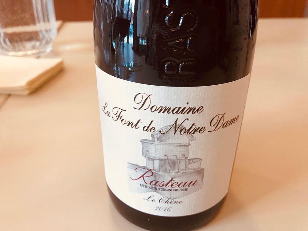 Domaine La Font de Norte Dame red wine