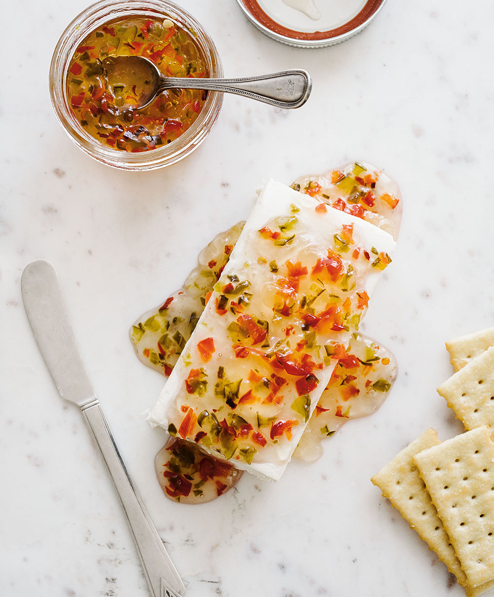 Rooster’s Pepper Jelly (for the The Red Truck Bakery’s Barnyard Breakfast Pie) · Faith Middleton's F