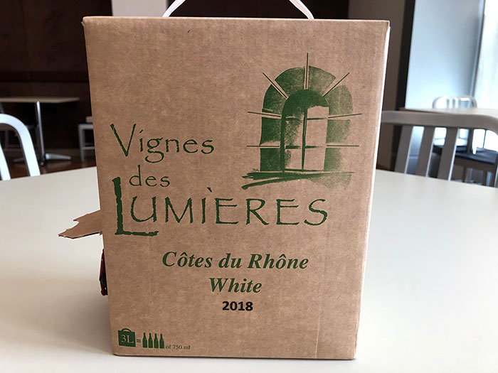 Clos des Lumieres white wine